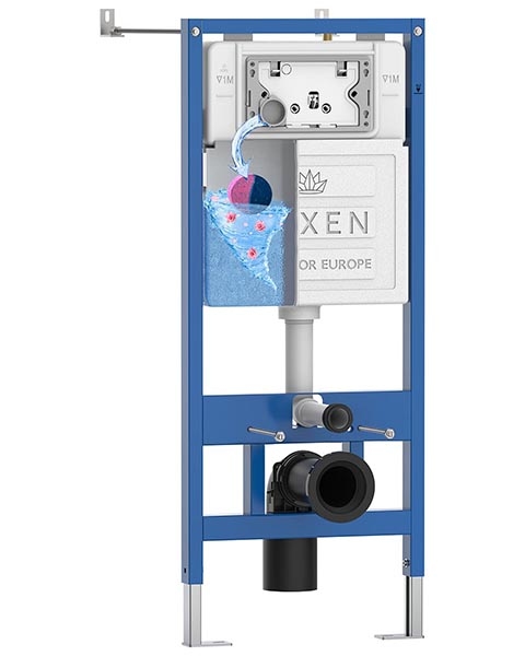Система инсталляции для унитаза Roxen StounFix Dual Fresh 710200 с удлиненными креплениями в комплекте