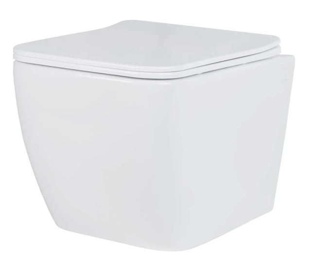 Подвесной унитаз Roxen Cube Tornado 530135-01 Rimless Soft Close